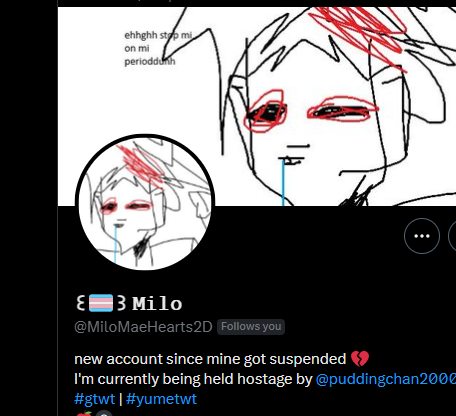 chiichi2001's tweet photo. @MiloMaeHearts2D hes lying https://t.co/92O42hwyzI