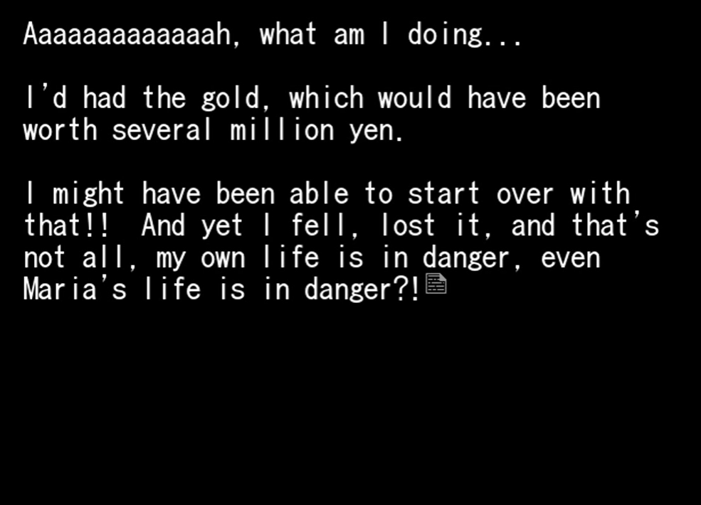 ParadoxMillion's tweet photo. I know it's super specific, but this whole escape scene is one of the few moments that lives rent-free in my head and further cements Rosa as one of my top favorites in Umineko. Maria's speech was also nice.
There's other moments, but this one struck a heavy chord with me. https://t.co/nn5xoAD5Sn