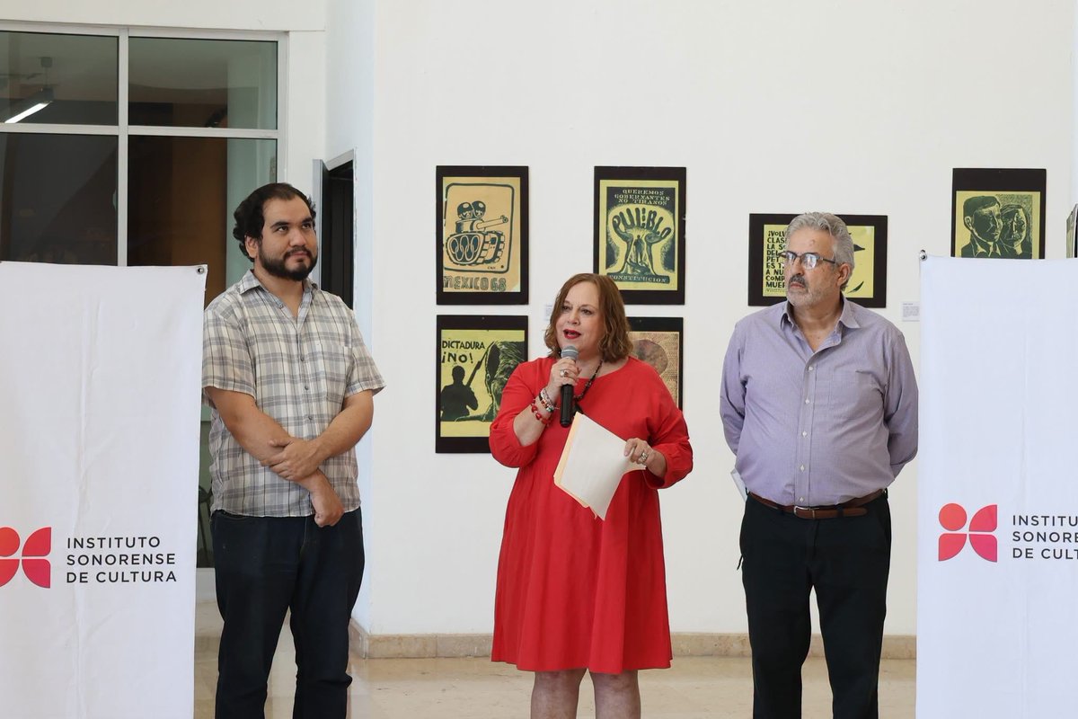 ISCsonora's tweet photo. Te invitamos a la exposición “Movimiento del ’68: memoria, verdad y justicia”, una muestra de carteles originales que nos acerca a la memoria de este movimiento a través de sus expresiones gráficas.
📍 Museo de Arte de SonoraHermosillo

#SonoraSeTransforma #TierraDeOportunidades https://t.co/OFahylL6Ey