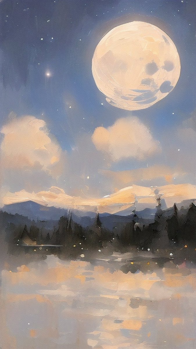a_cotten_50_c58's tweet photo. When lone clouds hide the moon's glow, a quiet romance lingers in the evening breeze.， https://t.co/fwvaw350B8