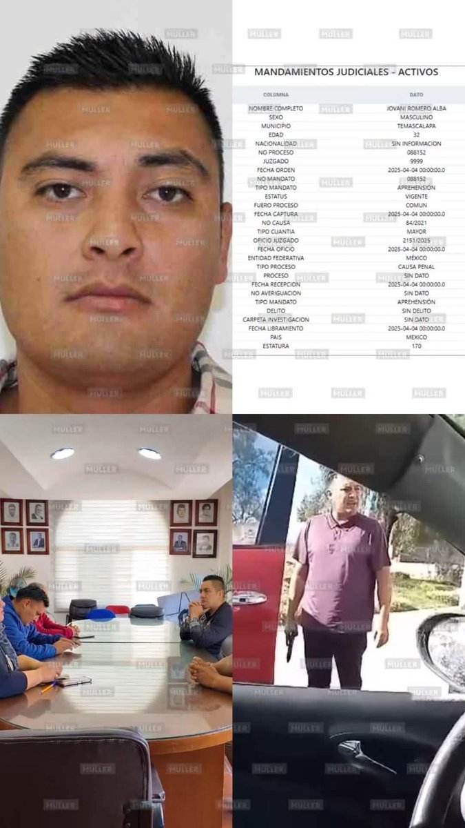 VigiaCiudadano7's tweet photo. 🚨 ¡¡¡ VAN POR MANDO POLICIACO QUE CUENTA CON ORDEN DE APREHENSIÓN VIGENTE !!! 🚨
✅ La Fiscalía General de Justicia del Estado de México va por la captura de Jovani Romero Alba, subdirector de la policía municipal de #Temascalapa de Alan Martínez, de Morena Sí, quien cuenta con una orden de aprehensión vigente por la presunta comisión del delito de desaparición forzada cometida por particulares.
✍️ El mando policiaco permanece en el cargo, a pesar de que el alcalde ya había sido advertido de esta situación.
🎥 Este elemento fue captado en video en días pasados cuando amedrentó a un ciudadano con su arma de cargo, aún y cuando no se encontraba en funciones.
👉 Los habitantes del municipio siguen pidiendo la intervención inmediata de la Gobernadora Delfina Gómez Álvarez y de Omar García Harfuch, Secretario de Secretaría de Seguridad y Protección Ciudadana, pues aseguran que viven con temor.