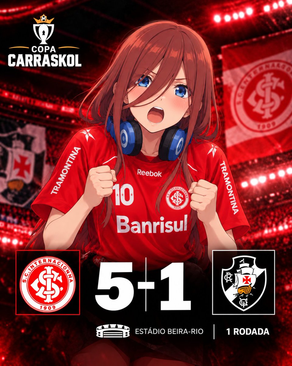 CarroskolCopa's tweet photo. FINAL DE JOGO NO SÃO JANUÁRIO!

A @MikuColorada entrou em campo e fez bonito: 

@MikuColorada ️⃣ x 1️⃣ @PetlaVasco
É a @MikuColorada mostrando sua força desde a primeira rodada. 🔥

#CopaCarraskol 
#RumoAGloriaEterna https://t.co/z5LkBeAG02