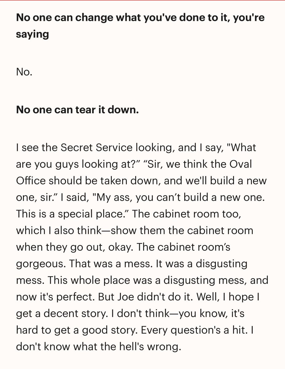 tokyo2la's tweet photo. These are from Trump’s time magazine interview. He is gone, mentally gone. https://t.co/BgH2Rh3F7K