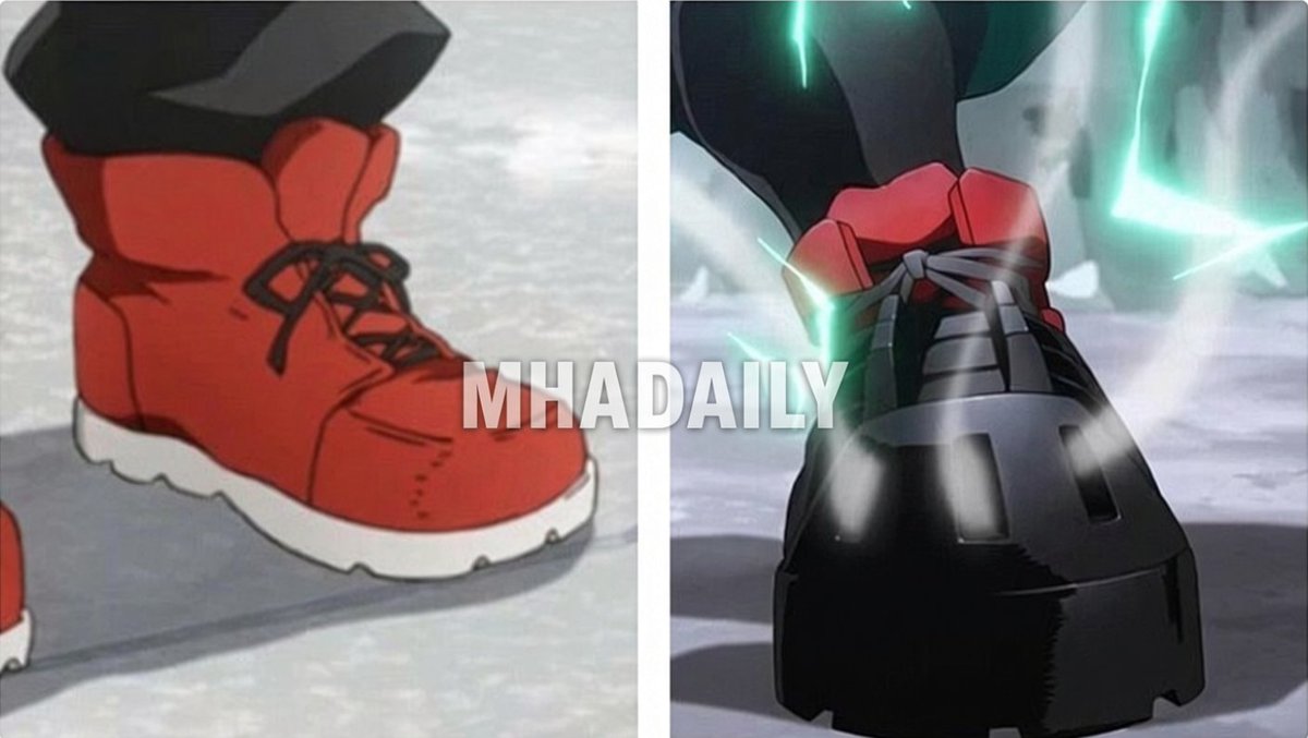 Mangaic2's tweet photo. Did he seriously put those things over his normal shoes ? 😭 https://t.co/2YCuruIov7