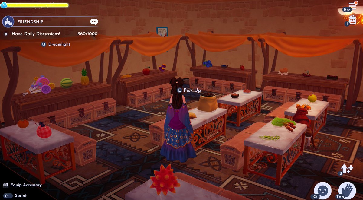 Eveaxia's tweet photo. Sneak peek for the upcoming Storage Rooms Decor 2 Video ✨️This is my fruits storage room! 🍏🍇🍒 

#DisneyDreamlightValley #DDLVCommunity #DisneyDLV https://t.co/0tMuSxTm84