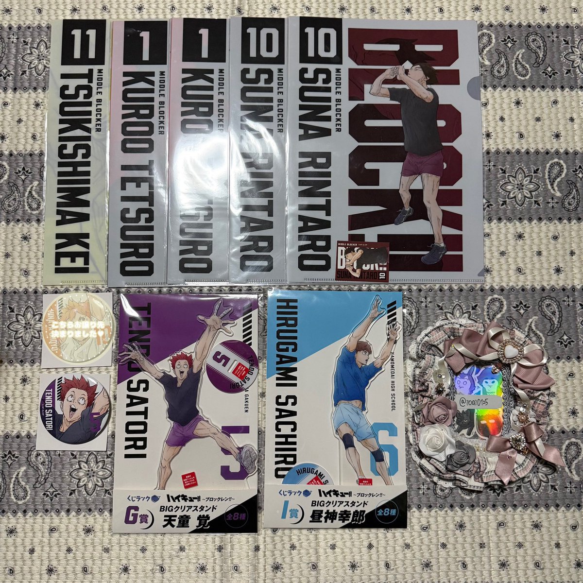 ioai0125's tweet photo. 【 交換 ･ 譲渡 】 ハイキュー くじラック ブロックレン

譲 : 画像
       再交換分 B賞日向2 J賞日向

求 : ラスワン角名 >>>> 黒尾 E.M賞黒尾 H.P賞角
       定価+送料 https://t.co/FP7kvVsPg2