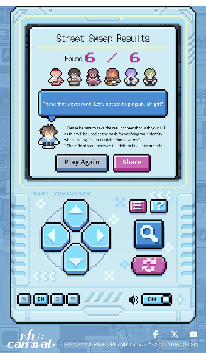 Acph6's tweet photo. Finally got them !! 🥹

UID: 702157439

#CYBERNEticalParadox  #NUCarnival https://t.co/vEHNJPQvBd