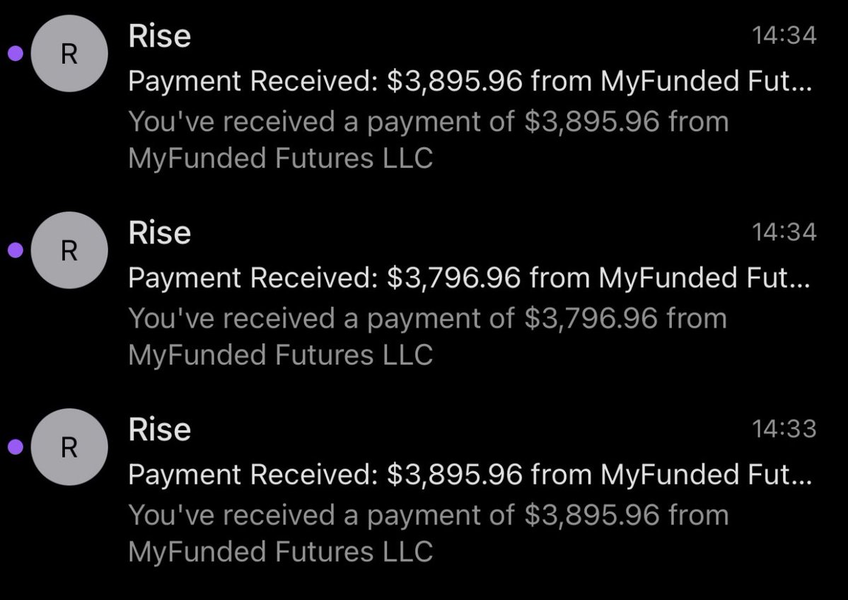 coutss_'s tweet photo. My top 3 futures prop firms.

1-@fundedfamily 
2-@TradingLucid 
3-@Tradeify 

I’ve never had any issues with any of them. https://t.co/X5nsfFRqsc