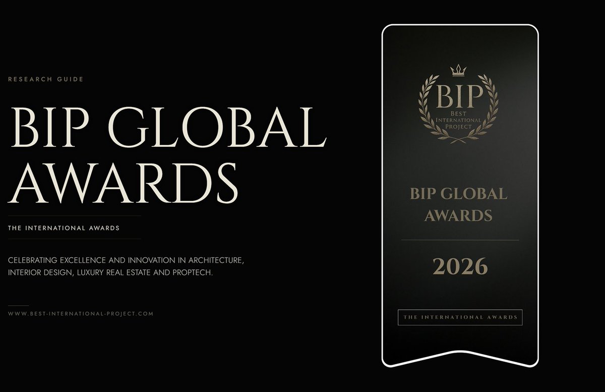 BestIntProject's tweet photo. WHAT ARE THE BIP GLOBAL AWARDS? 

The BIP GLOBAL AWARDS family consists of five international recognition programmes celebrating excellence across the built environment - spanning architecture, interior design, development, innovation & PropTech and real estate brokerage & agency.

THE BIP GLOBAL AWARDS FAMILY INCLUDES:

- THE BIP GLOBAL ARCHITECTURE AWARDS
- THE BIP GLOBAL INTERIOR DESIGN AWARDS
- THE BIP GLOBAL DEVELOPMENT AWARDS
- THE BIP GLOBAL INNOVATION & PROPTECH AWARDS
- THE BIP GLOBAL BROKER & AGENCY AWARDS

Hosted exclusively on Best International Project (BIP), the awards highlight outstanding projects, companies and teams shaping the future of cities, buildings, technology and the global property sector.

Common questions people ask include: 

• How to enter the awards?
• Who can enter?
• What are the award categories?
• Who is eligible?
• Is there a fee to enter?
• How do I submit my project?

To find the answers, download the AWARDS RESEARCH GUIDE via

https://t.co/4BxfBwA1vh

 or email our Awards Team at awards (at) best‑international‑project (dot) com

#BIPGlobalAwards #ArchitectureAwards #InteriorDesignAwards #DevelopmentAwards #PropTechAwards #RealEstateAgencyAwards #BestInternationalProject #BIP