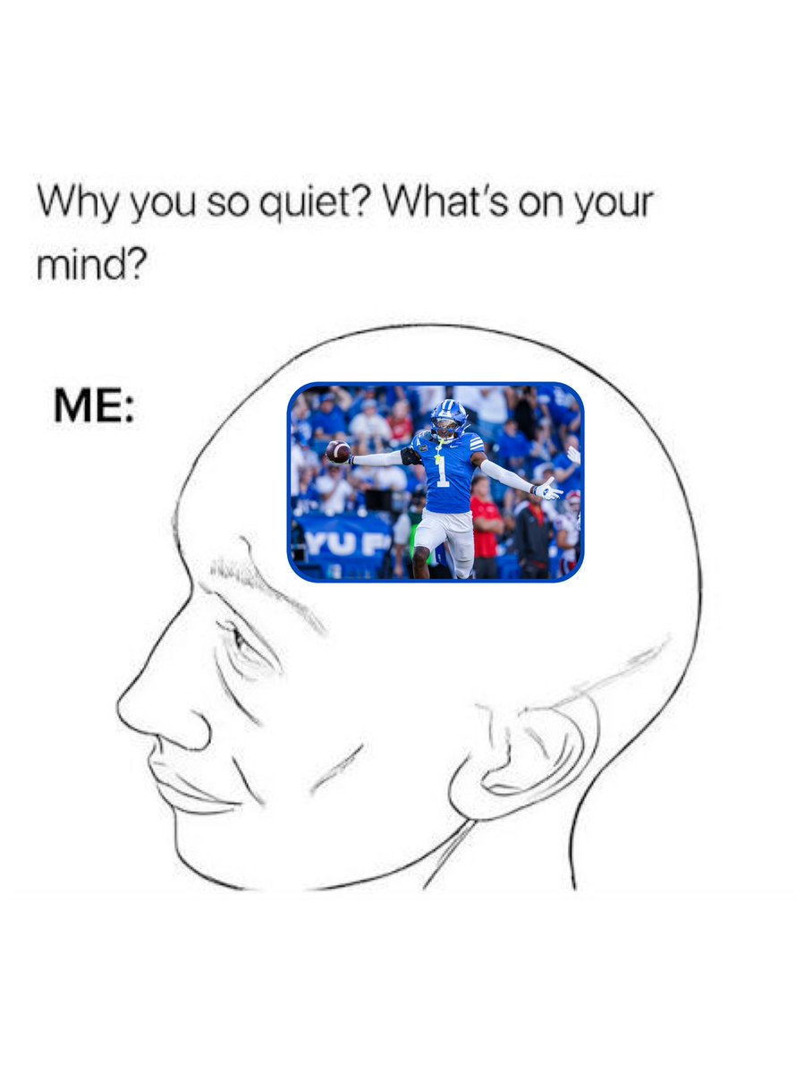 BYUCougars's tweet photo. football on our mind🙂‍↕️ https://t.co/fxlYF9dMKI
