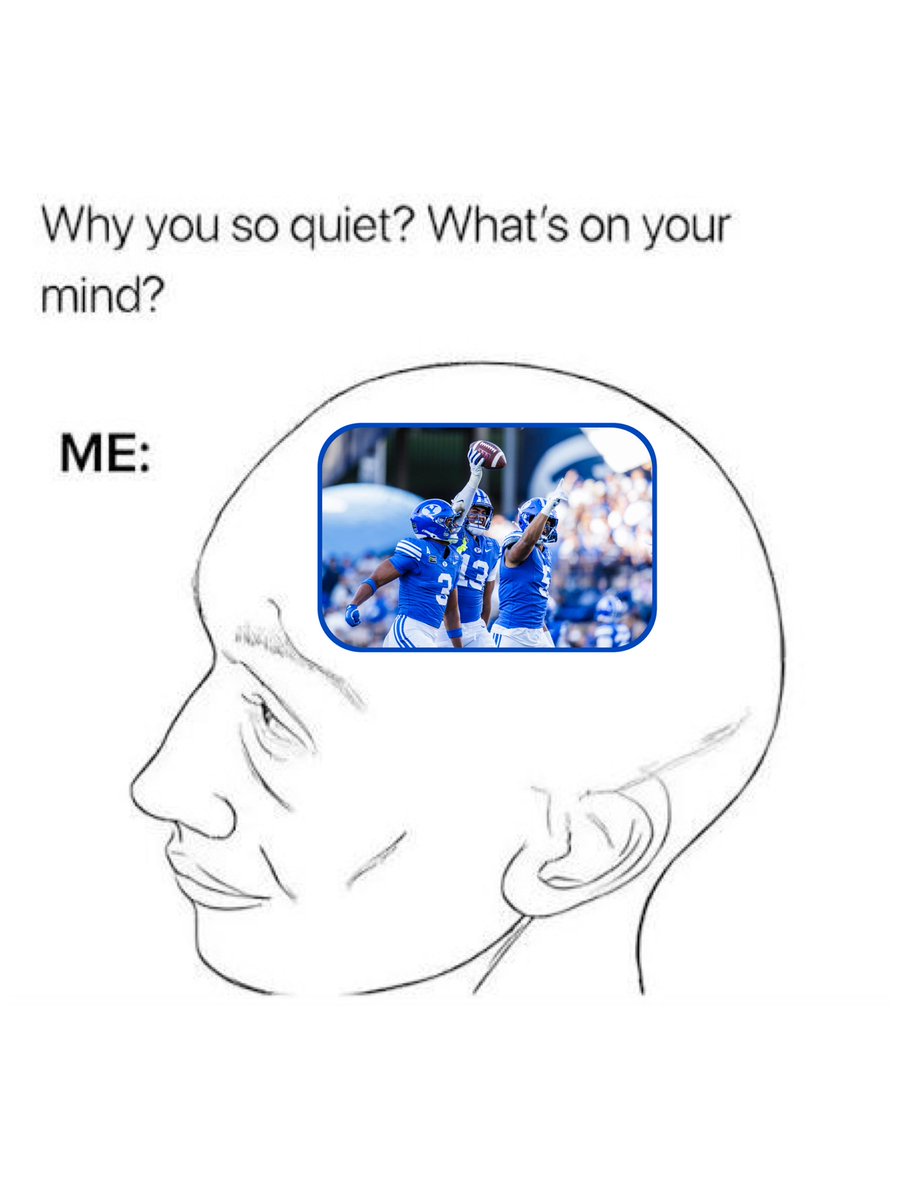 BYUCougars's tweet photo. football on our mind🙂‍↕️ https://t.co/fxlYF9dMKI