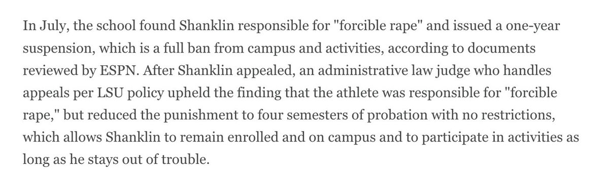 kenzie__xcx's tweet photo. kendall's case makes me so angry because the school found him responsible of forcible rape, suspended him and then he appealed and they still found him guilty but reduced his punishment. https://t.co/v0Gg7aoCSv