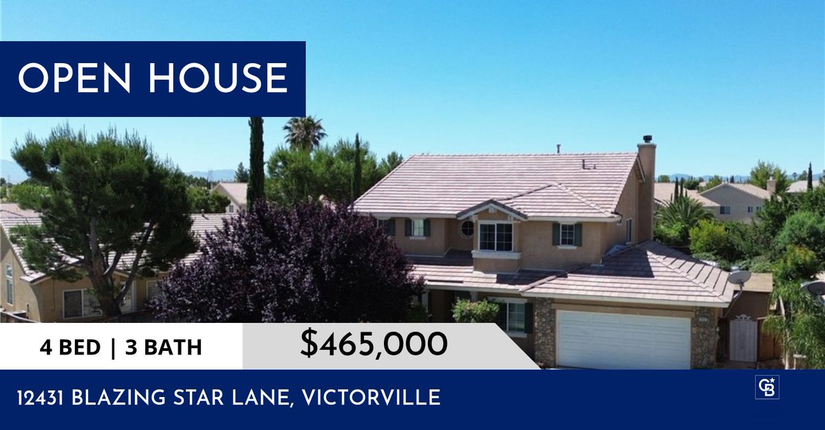 CBHomeSource's tweet photo. OPEN HOUSE!
Saturday, October 3 9:00 AM - 12:00 PM
Come find your dream home with us!
Hosted by Cecile Greene
(801)404-8194
Listed by Teresa Lombardo
Cell: (760) 912-4232
teresa.lombardo@cbhomesource.com
#openhouse

#cbhomesource #realestate #cblancaster #highdesert... https://t.co/r6NKIwq9fw