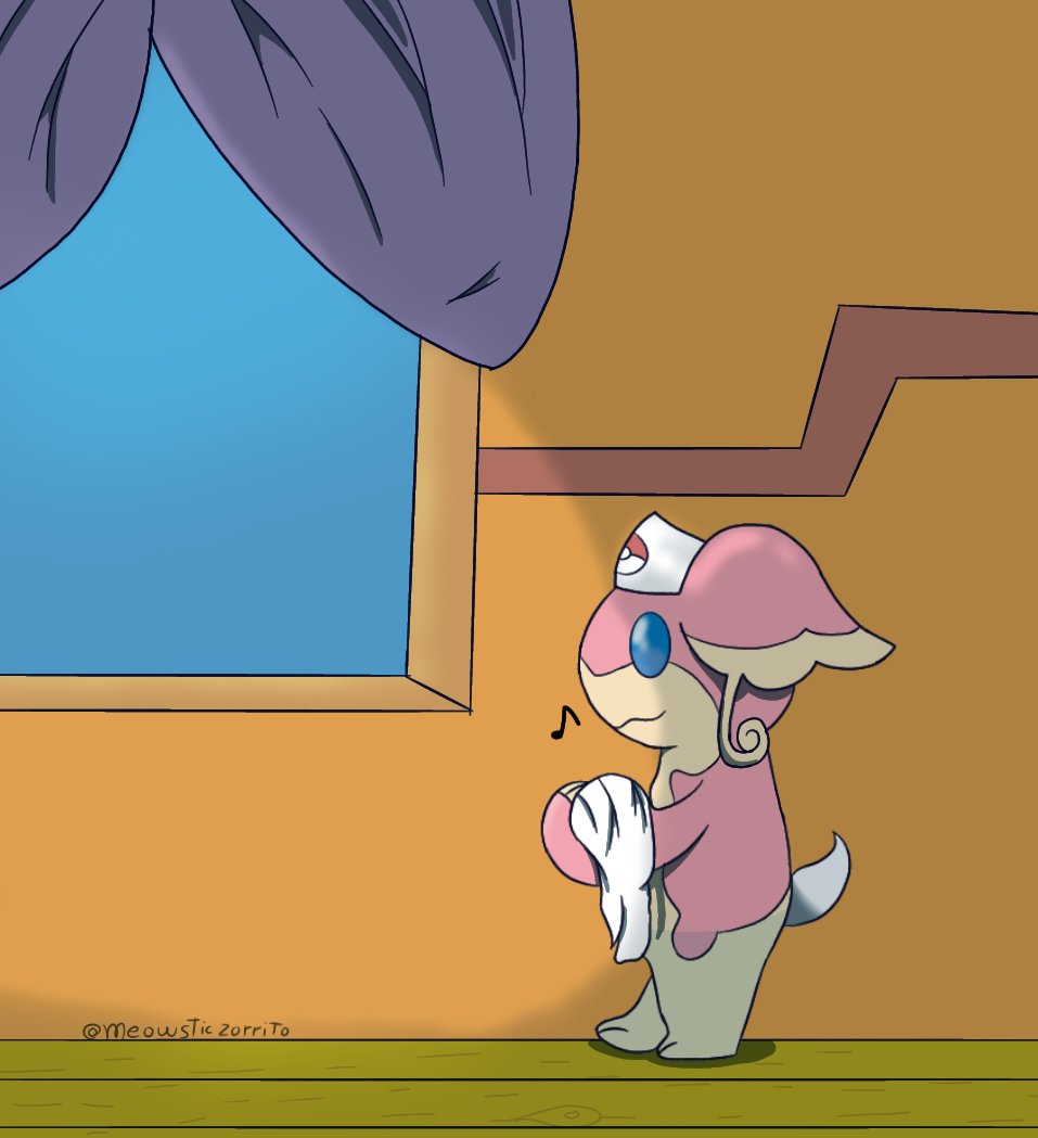 MeowsticZorrito's tweet photo. Audielle always gets up in the morning ready to work as a nurse

#PMDtober 2 Guild
#audino
#PokemonMysteryDungeon #MundoMisterioso #Pokemonart https://t.co/LcDnIGi8L4