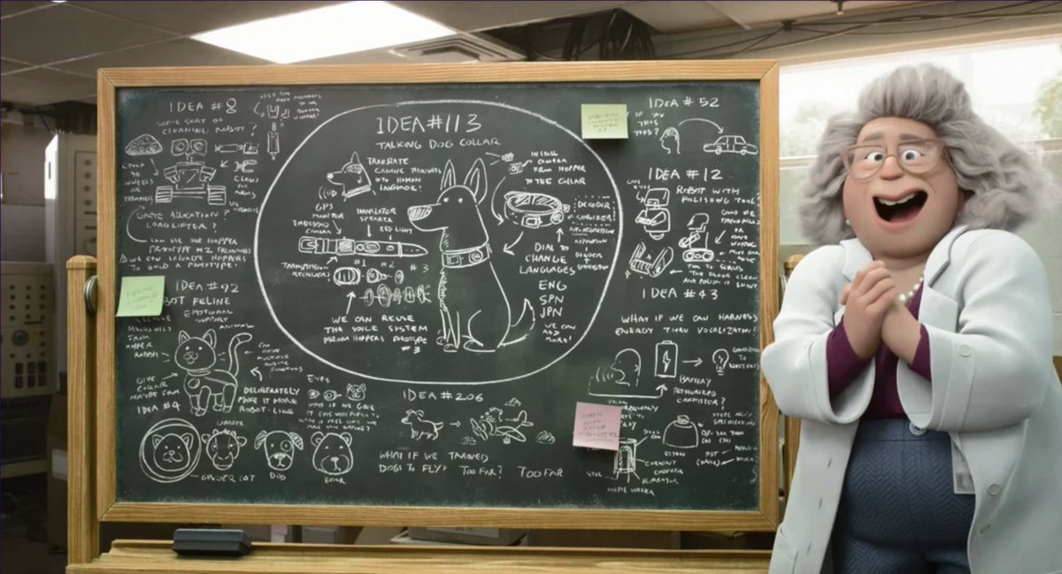 Pixar's tweet photo. behind every great idea is a great teacher 🧠💡 https://t.co/9xlWbubS1B