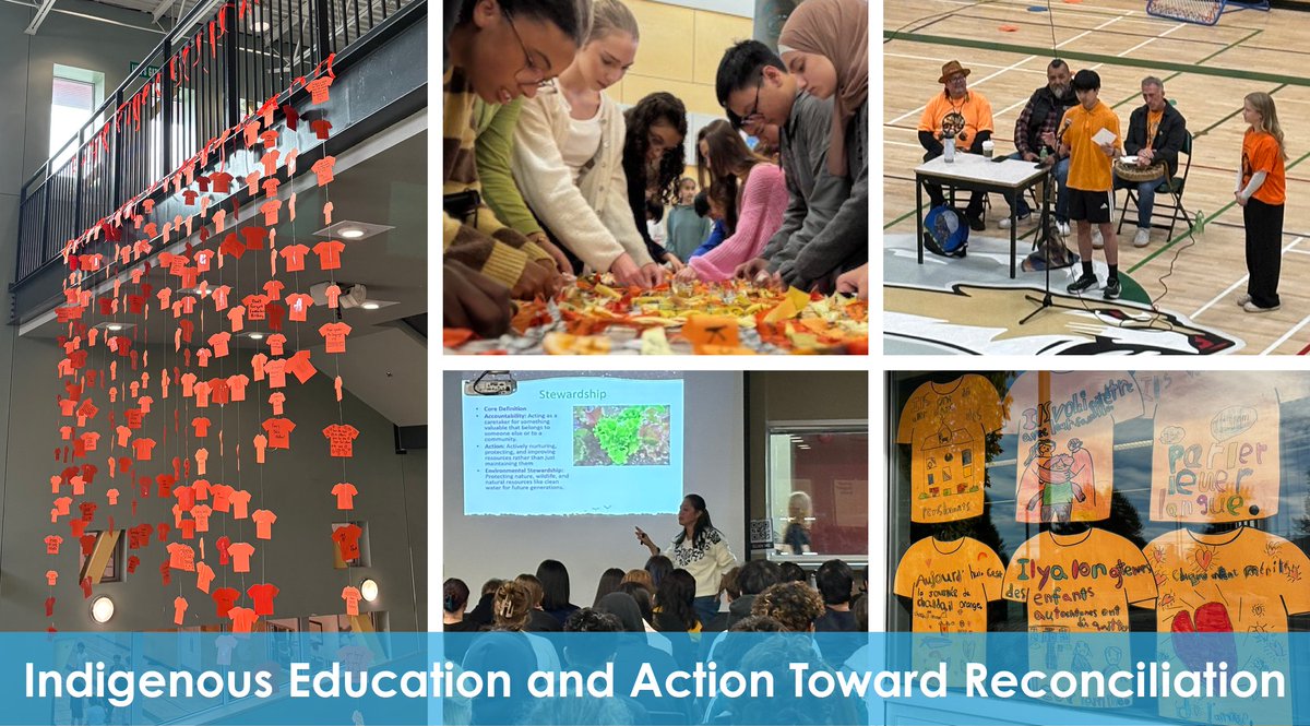 burnabyschools's tweet photo. Many schools throughout the District had an extra focus on Indigenous Education in the lead up to the National Day for Truth and Reconciliation this week. Read about the learning opportunities and activities across #BurnabySchools here: https://t.co/AbLzu0hnjY https://t.co/6lRocX5Qxx
