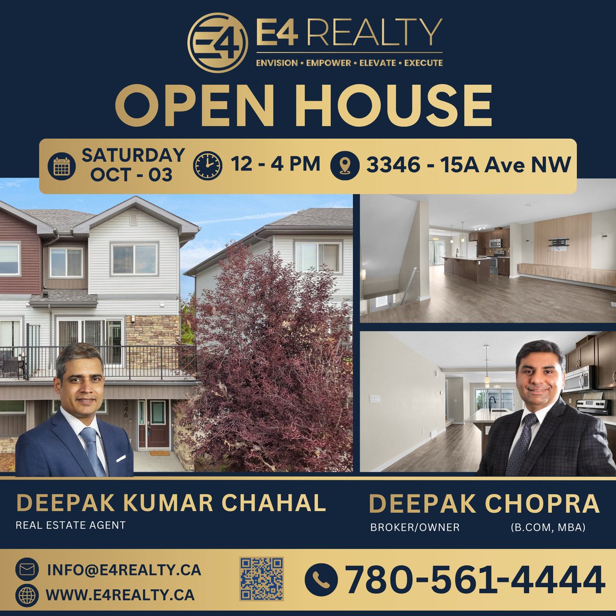 dchopra31's tweet photo. 🏡 OPEN HOUSE IN LAUREL! 🏡

📅 Saturday, October 3
⏰ 12 PM – 4 PM
📍 3346 – 15A Ave NW

✅ 3 Bedrooms + Den
✅ 2.5 Bathrooms
✅ Double Attached Garage

Stop by and tour the home. We look forward to seeing you!

📞 780-561-4444

#OpenHouse #Laurel #EdmontonRealEstate #E4Realty https://t.co/18KSad9v40
