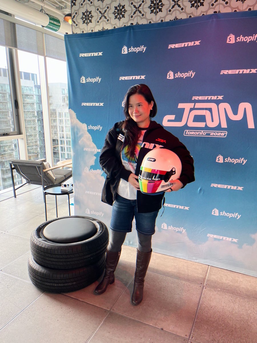 Beiyi_Wu's tweet photo. Remix Jam Toronto 2026 was a blast! 🏁 Remix 3 Stable is finally here, with great features, solid docs, and agent skills. The talks answered so many of my questions, and the racing theme was 🔥 Huge shoutout to the @remix_run team. Can't wait to build with Remix! https://t.co/Vdw1vwLqgi