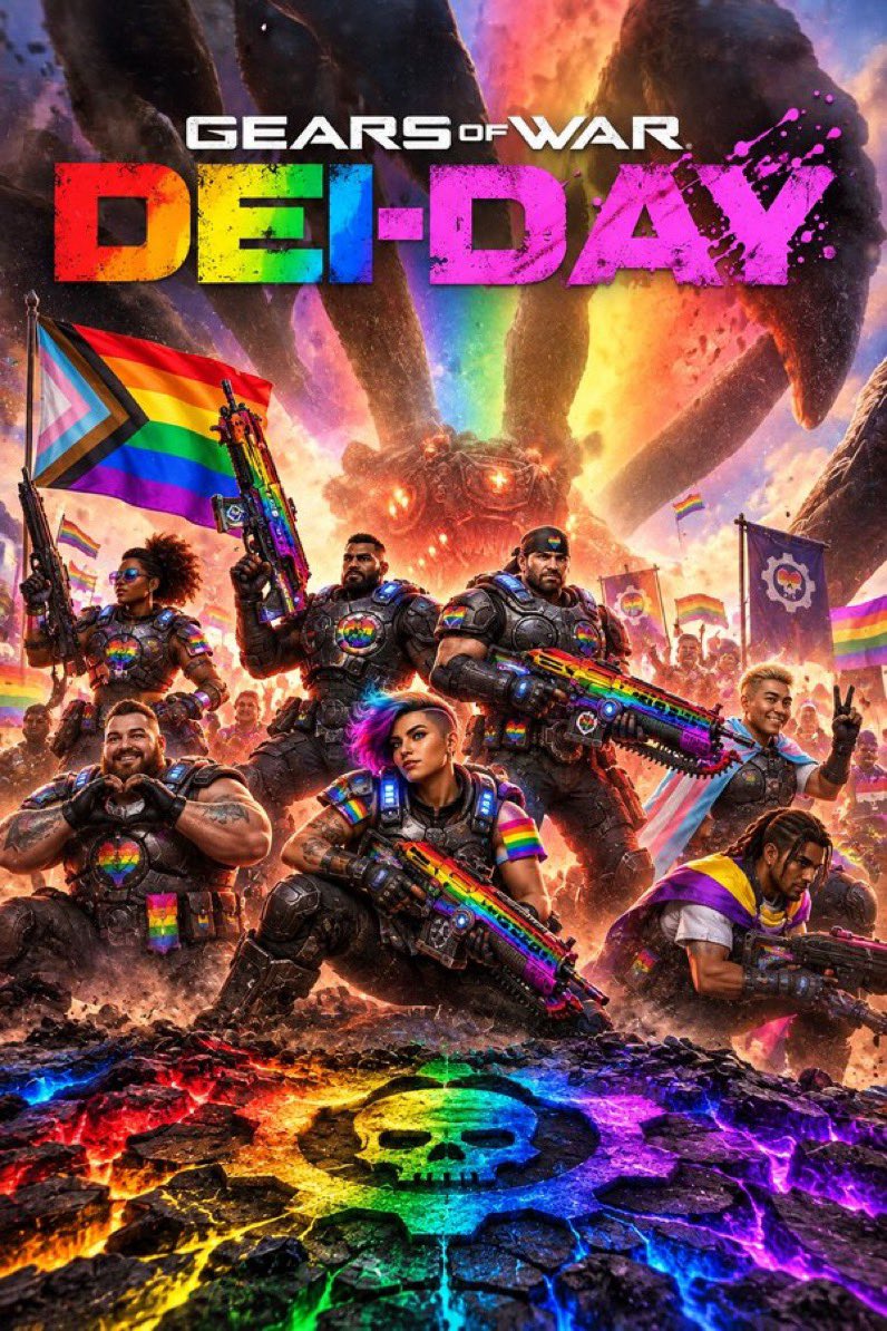 OutlawEight's tweet photo. Man, every game sucks because it’s a  bunch of liberal brainwashed, ideologically subverted beta white guys, white women and their DEI hires. https://t.co/p1MJ1FNBko