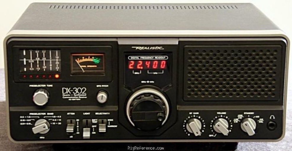 cqcqcqdx's tweet photo. The Realistic DX-302 is a vintage, general-coverage communication receiver. Highly regarded by vintage audio enthusiasts for its look and sound quality, it was manufactured by General Research of Electronics (GRE) in Japan and sold through Radio Shack (Tandy Corporation) 1980 -82 https://t.co/f7N7e9LiWI