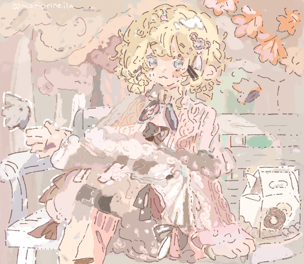 momorinella's tweet photo. 🍁🧡
 #DrawMillie https://t.co/5ccVmPQDNo