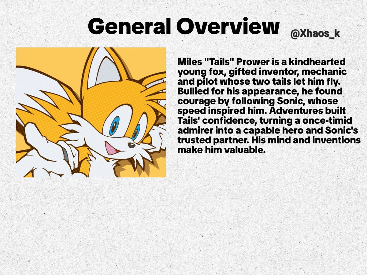 Xhaos_k's tweet photo. Character cheat sheets/slides for Tails https://t.co/6mTWLruFtf