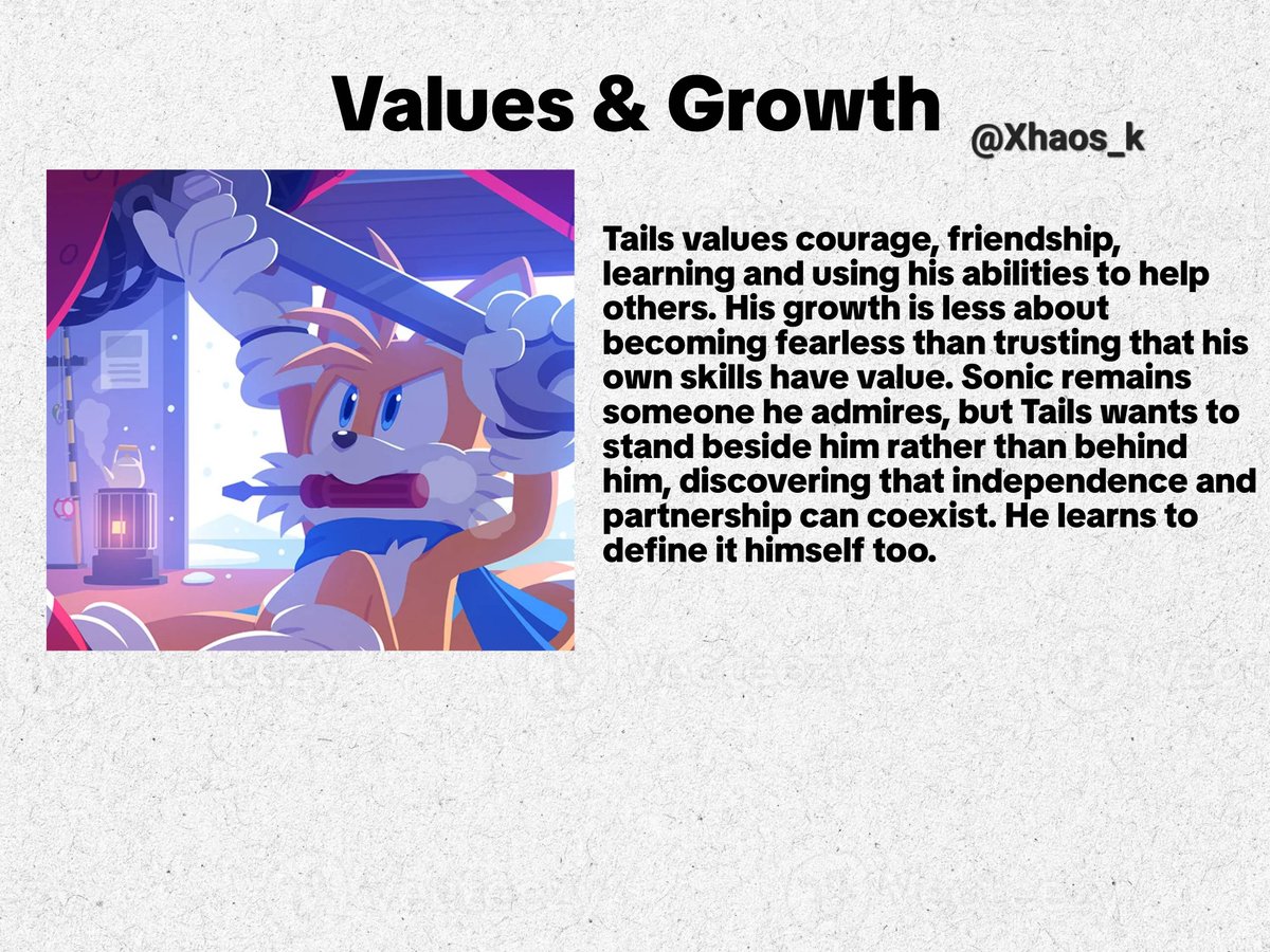 Xhaos_k's tweet photo. Character cheat sheets/slides for Tails https://t.co/6mTWLruFtf