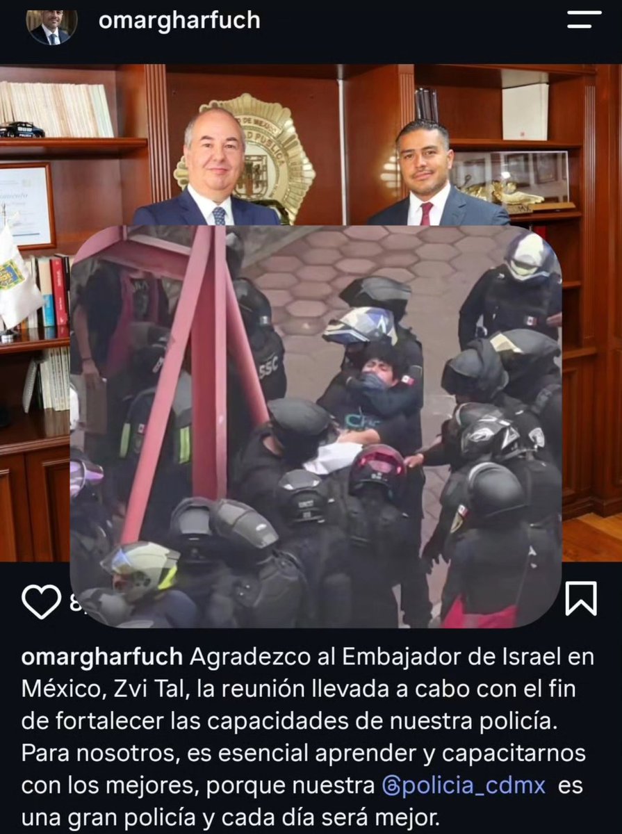 TerrorRestMX's tweet photo. Nunca olviden quien entrena a la policía represora de la CDMX y más entidades.

La ultraderecha YA GOBIERNA. https://t.co/AB7iWN6O5F