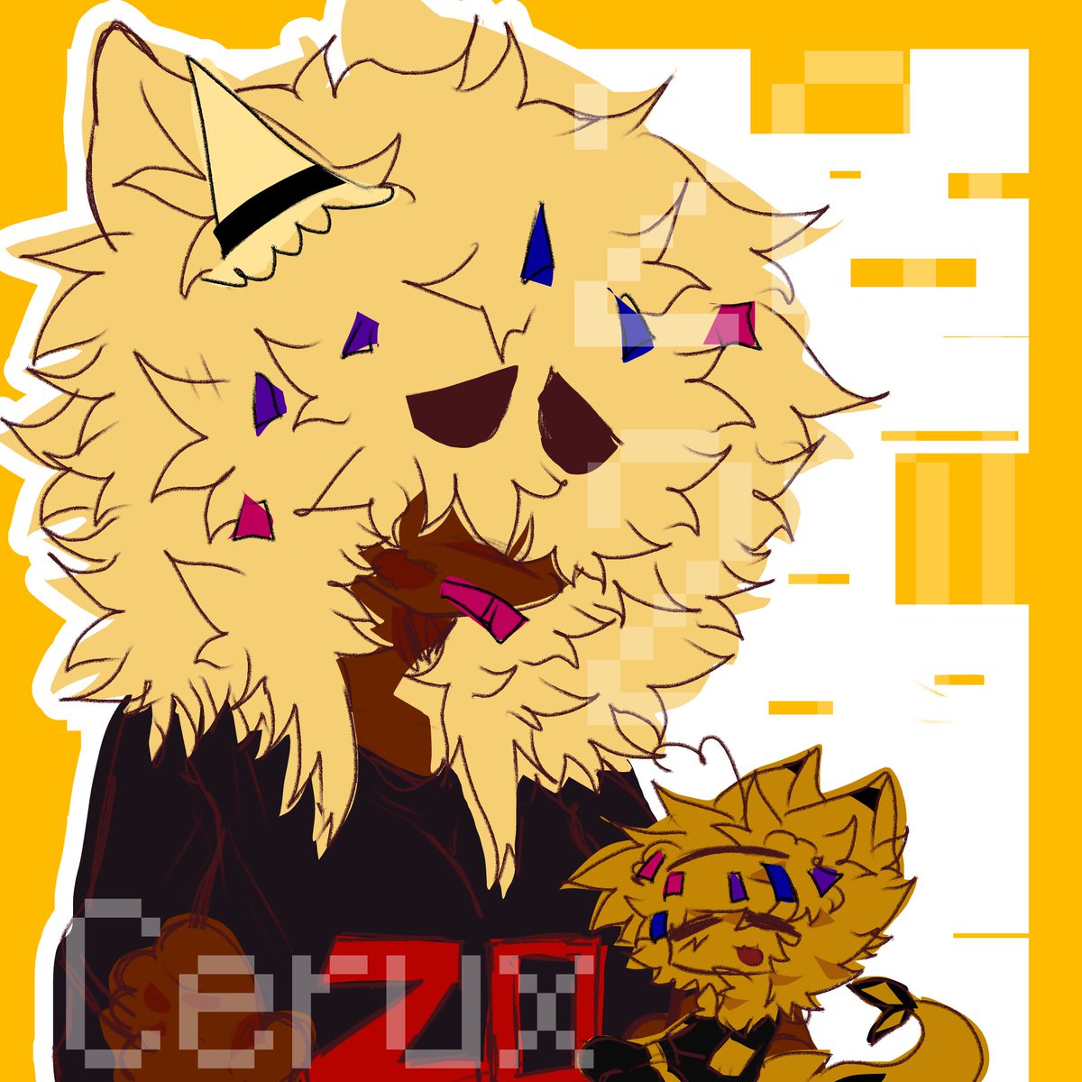 ceruxoaq's tweet photo. lazy drawing js for my birthday TWT https://t.co/neP5rVu6uJ