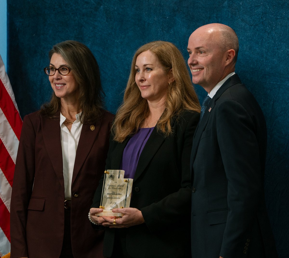 GovCox's tweet photo. Congratulations to this year’s 24 Governor’s Award for Excellence honorees!

Selected from more than 22,000 employees across Utah’s state agencies, they were recognized for their dedication to Utah and the people who live here. I was proud to celebrate them at the Capitol this week.

Thank you for your service!

More here: https://t.co/PEqysXLgCP