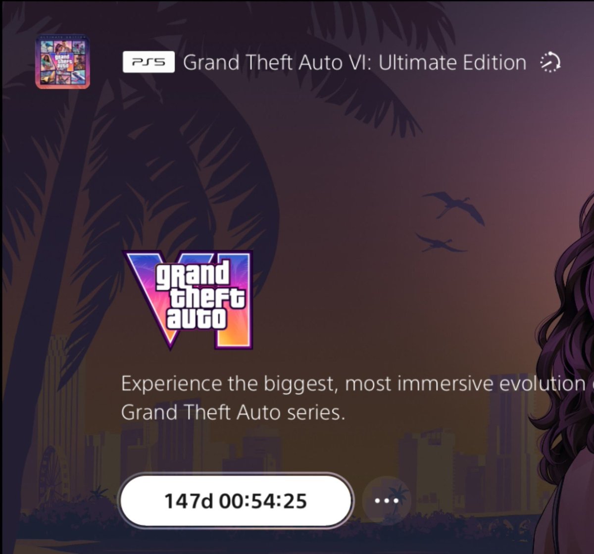 dmuir187's tweet photo. Crazy how it's been 100 days since I pre ordered GTA 6 like we're getting SO close now https://t.co/0LDYUWpTMe