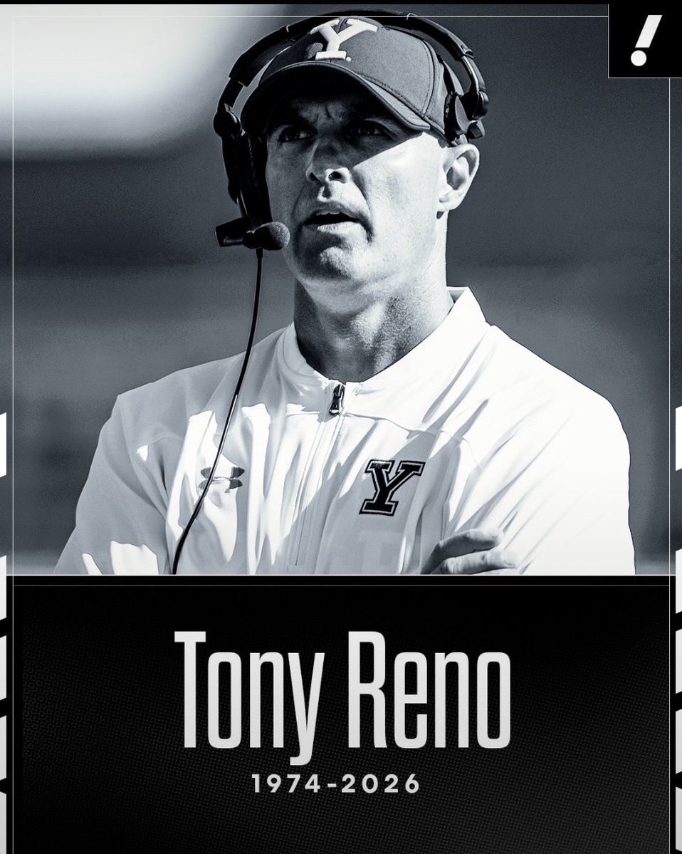 Joaquinphil2421's tweet photo. Heartbroken to hear of the passing of Tony Reno. Coach Reno recruited me and was always generous with his time, guidance, and support throughout the process. He was a class act, a great coach, and an even better person. His impact reached far beyond football. Rest in peace, Coach. You will be greatly missed. 💙🏈 @yalefootball @YaleAthletics