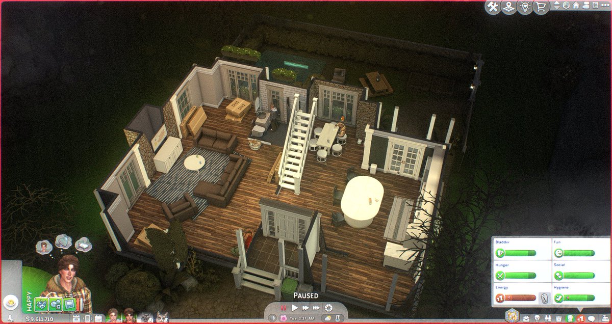 simsbIy's tweet photo. when u dont feel like finishing furnishing just put a bunch of boxes everywhere around the house and pretend its for storytelling #protip https://t.co/1CZoNy2BZd