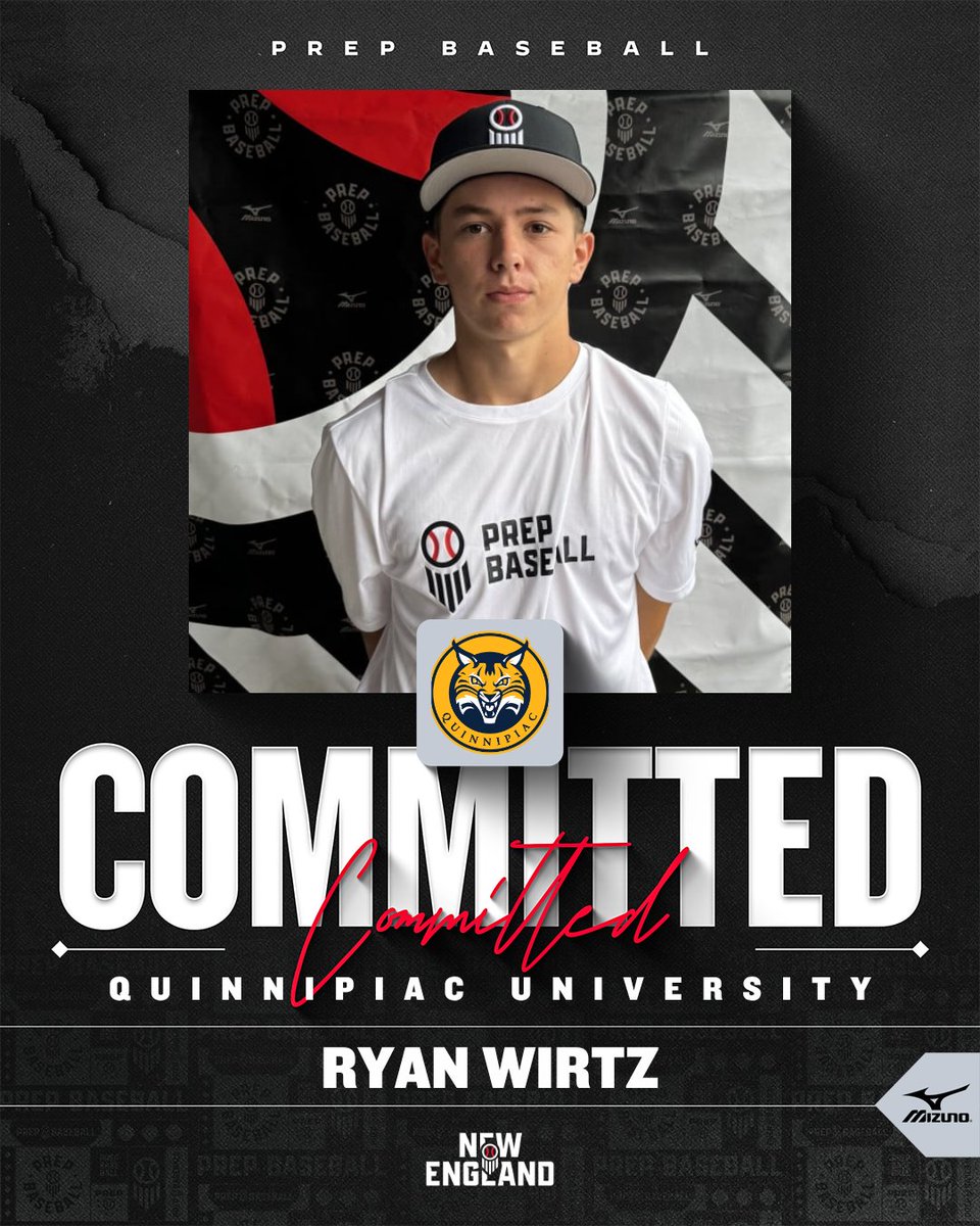 PBNewEngland's tweet photo. 𝓒𝓸𝓶𝓶𝓲𝓽𝓶𝓮𝓷𝓽 𝓐𝓵𝓮𝓻𝓽 ✍️

Congratulations to 2027 SS Ryan Wirtz (The Winchendon School, MA) on his commitment to Quinnipiac! 👏

✅ 2026 Top Prospect Games
✅ 2026 ProCase

Profile ⤵️
🔗: https://t.co/d9bYsJ5CLd
👤: @Ryan_wirtz https://t.co/Xq2iSDlHoe