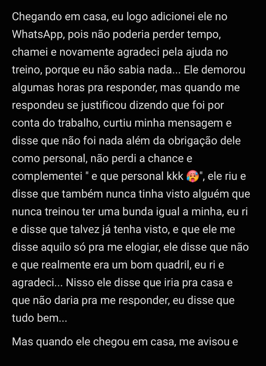 NvinCurioso015's tweet photo. Parte 2 - Personal da Academia 

Vcs não perdem por esperar o que aprontamos na parte 3 hahahaha
hahahaha
Curtam que eu trago kkkk

#fy #gay #relato #gostoso #sigilo #incesto #sigilo #personal #academia https://t.co/ewNe0pAEBl