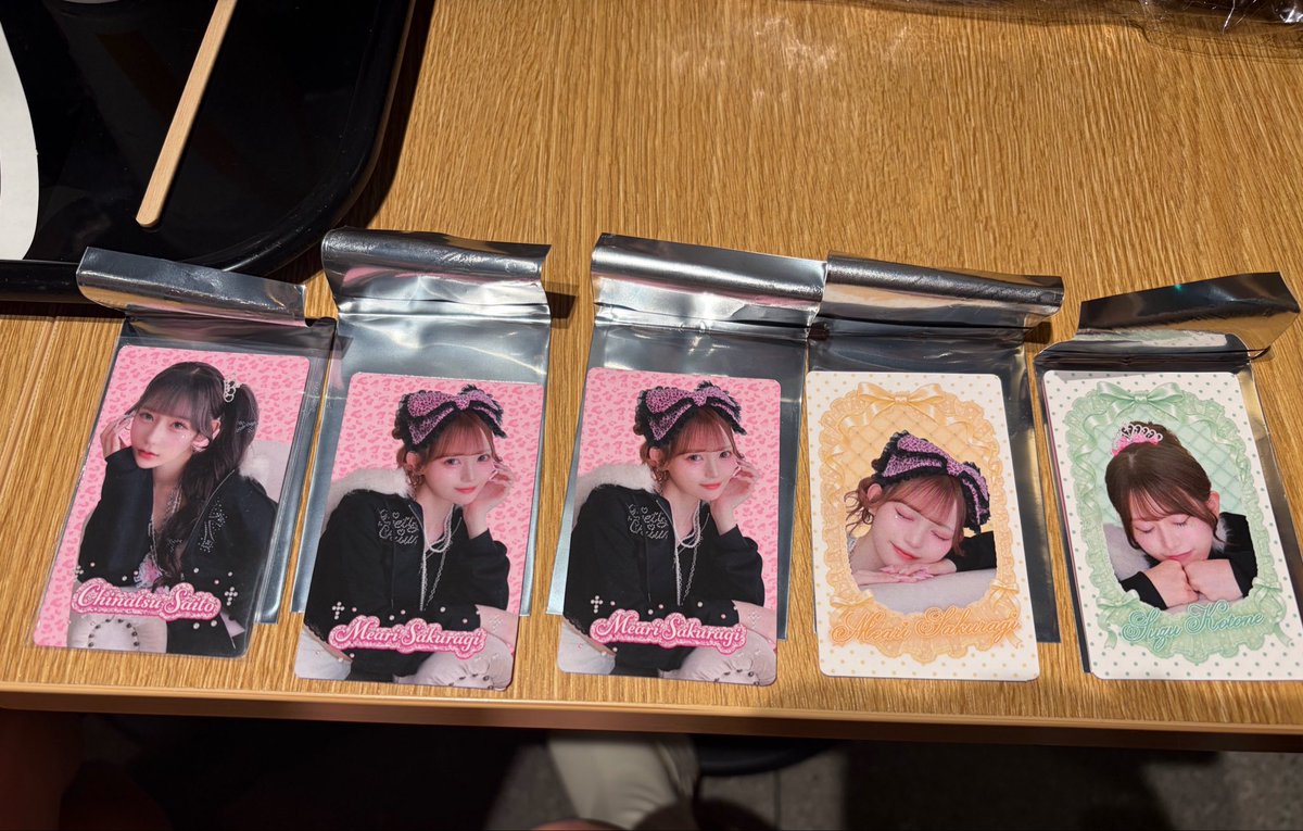 mmmoo2831's tweet photo. Pretty Chuu プリチュー

トレカ交換

求
🩵すやすや千夏×2
🧡もも×3(どちらも可能)

譲
画像のもの

大宮現地交換可能

#PrettyChuu
#プリチュー
#SPINNS https://t.co/vzbTN3jvpV
