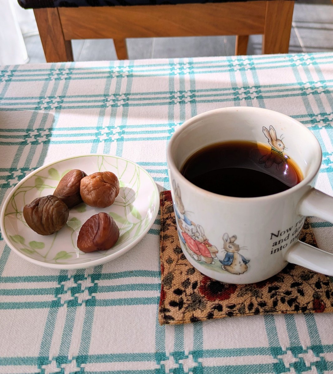 chocori1971's tweet photo. エチオピアなみなみ。
栗ともに。 https://t.co/ebYEMnamPM