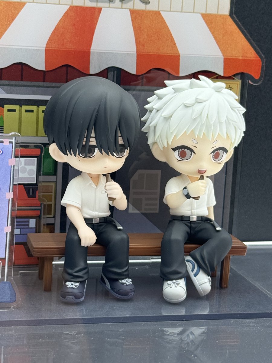 AmiAmi_Report's tweet photo. Yoshiki &amp; Hikaru Chibi Diorama from The Summer Hikaru Died by MiraiMira!!

#TheSummerHikaruDied #WF2026Shanghai #AmiAmiLive https://t.co/UOyoyUMGsH