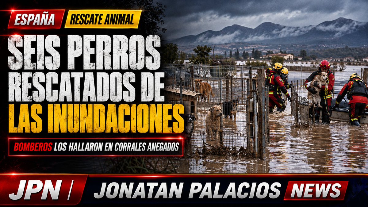 JPActivista's tweet photo. 🔴 SIPA | ESPAÑA
RESCATAN ILESOS A SEIS PERROS DE RECINTOS CUBIERTOS POR EL AGUA CERCA DE ULLDECONA
Durante una revisión de masías y áreas afectadas por las inundaciones en el Baix Ebre y el Montsià, equipos identificados como #GRAEsub y #bomberscat rescataron a seis perros ilesos de recintos anegados. El hecho, cerca de la depuradora de Ulldecona, recuerda que la protección animal debe integrarse en cada emergencia.
LOS LEO 👇🏻
📺 Noticiero diario exclusivo en YouTube: 7:00 a. m. y 7:00 p. m. (Venezuela).
🌐 Lea la noticia completa en https://t.co/lm3B9ZIErb:
https://t.co/adaOAKAaso