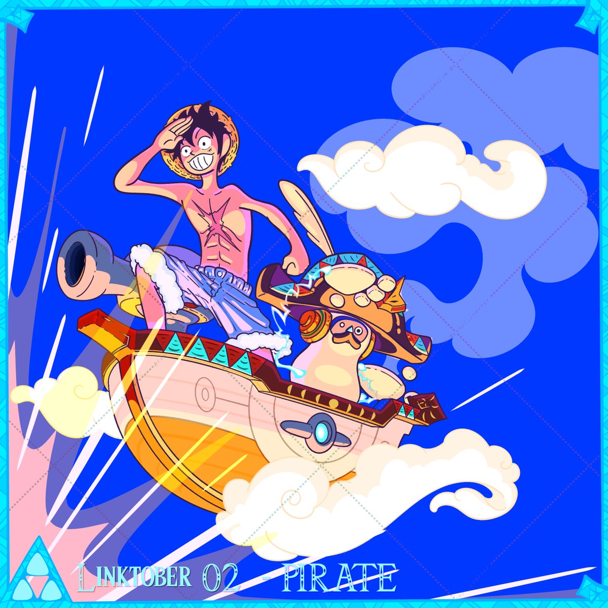 sanji_joestar's tweet photo. Linktober Day 02 - Pirate🏴‍☠️
#zelda #onepiece https://t.co/1GMHZw1X99