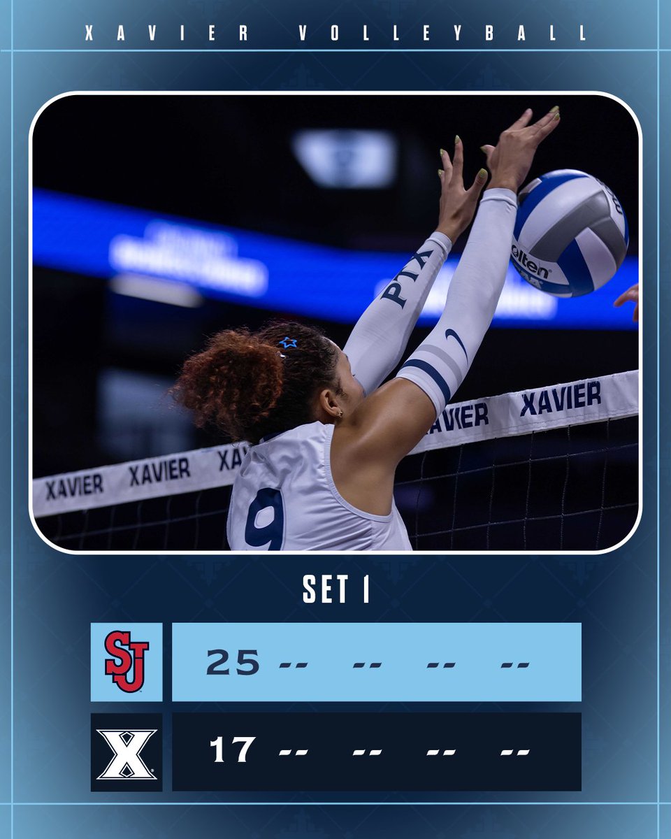 XavierVBALL's tweet photo. Set one goes to the Red Storm

#LetsGoX https://t.co/Gl2VVAVG8L