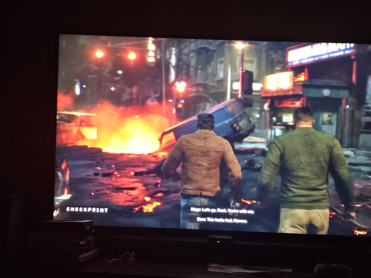 TGeeB's tweet photo. The boys are back, baby! New Gears of War and I’m already hooked. I got 4 hours of sleep because I could not put down the sticks, and I’m barely functioning at work today. But am I going home to take a nap? Hell, NO! I have Locust to kill. https://t.co/PtAF6a1nY9
