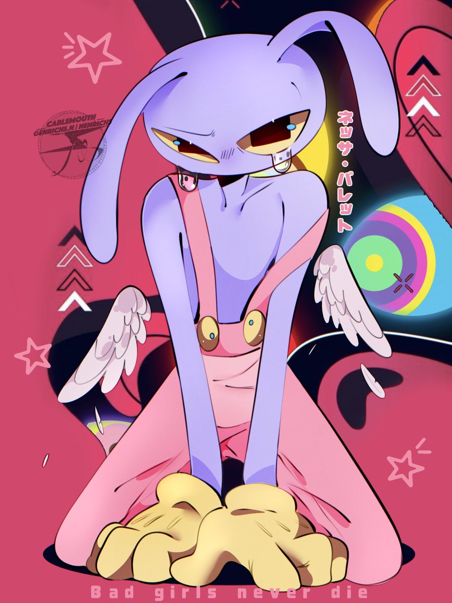 nenrichs's tweet photo. Based on a song by Nessa Barrett I love so much! 
________________________________________
#tadc #theamazingdigitalcircus #ribbitrabbit #jax #ribbit https://t.co/RvcjK5dx6x