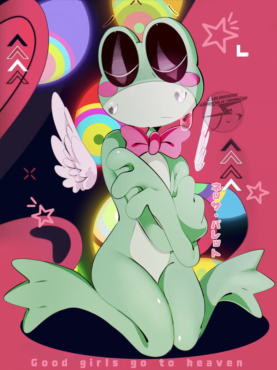 nenrichs's tweet photo. Based on a song by Nessa Barrett I love so much! 
________________________________________
#tadc #theamazingdigitalcircus #ribbitrabbit #jax #ribbit https://t.co/RvcjK5dx6x