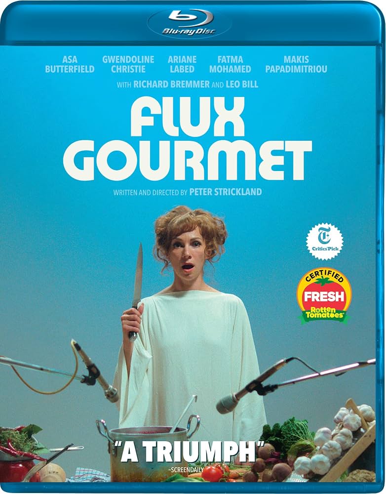 koulius's tweet photo. @justinejoli LOL, wouldn't you know it. Peter Strickland's 2022 dark comedy-horror film "Flux Gourmet" features a main character suffering from severe digestive distress and acid reflux that leaves him in physical agony throughout the strange events of the film. https://t.co/1NO3CO50HP