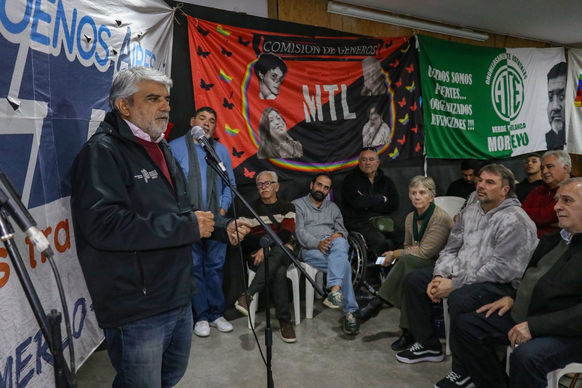 MDAFmoreno's tweet photo. Estuvimos presentes en el lanzamiento de la Lista 10 CTA Regional Merlo-Moreno-Marcos Paz.

¡Un saludo fraterno a los compañeros y compañeras integrantes de la lista! https://t.co/hRsDuCG7e6