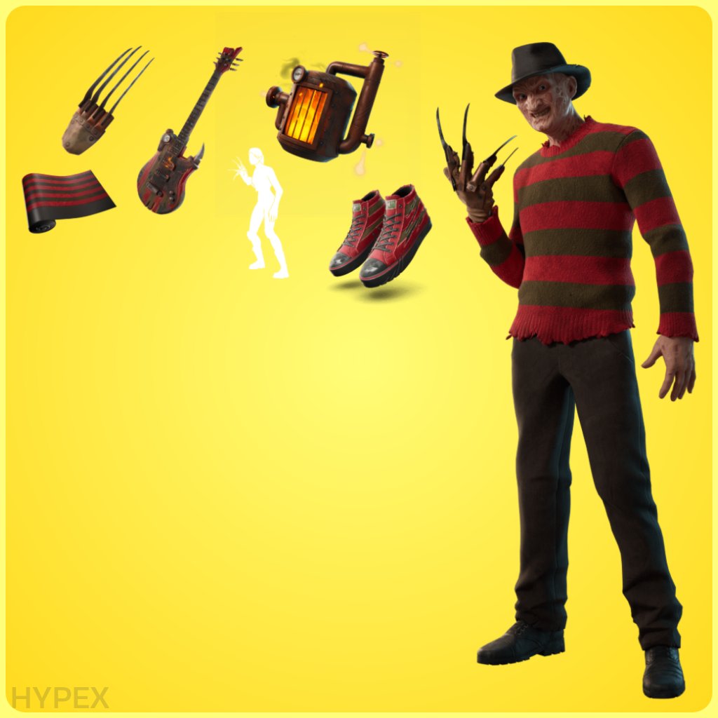 HYPEX's tweet photo. FULL FREDDY KRUEGER BUNDLE TONIGHT https://t.co/FrT2I7YYRe