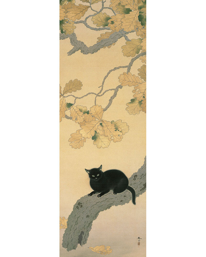 wagahaido's tweet photo. 綿棒を猫の爪とぎ段ボールに刺して半立体を作るcotton cat さん。
会場には日本（猫）美術史に燦然と輝く名作が！

🐈‍⬛竹内栖鳳「斑猫」
🐈‍⬛菱田春草「黒き猫」

これらの綿棒作品はなんと実物大で制作されています！　

本日10/3  12時からオープンです。

#cottoncatcollection 
#吾輩堂 https://t.co/veR6byAIr4