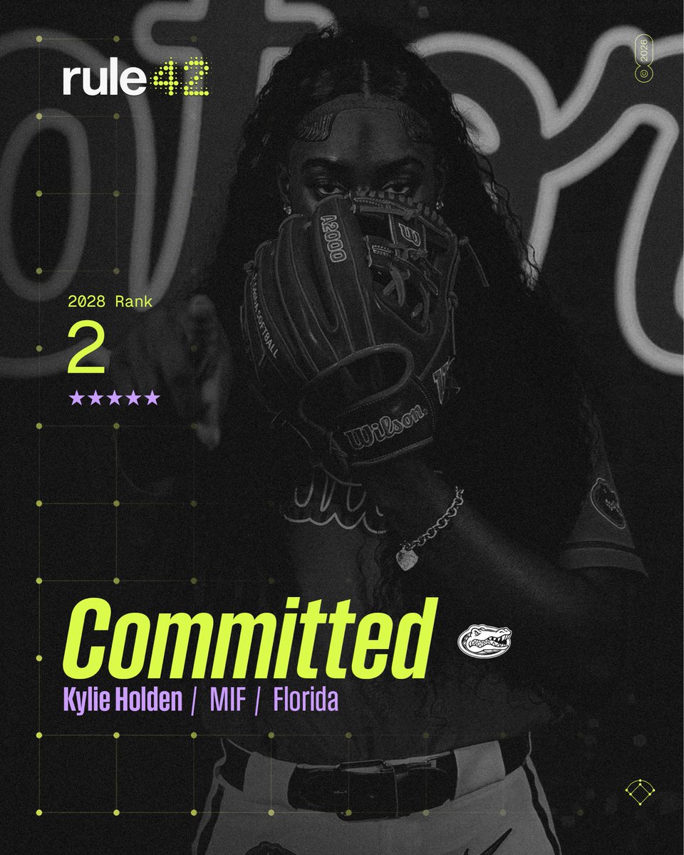 SoftbalAmerica's tweet photo. Kylie Holden, the No. 2 recruit in the 2028 class, has committed to Florida. 

🔗 https://t.co/N9uhwZTcuz

@holdenkylie3 | @GatorsSB https://t.co/1NqKruxfwG
