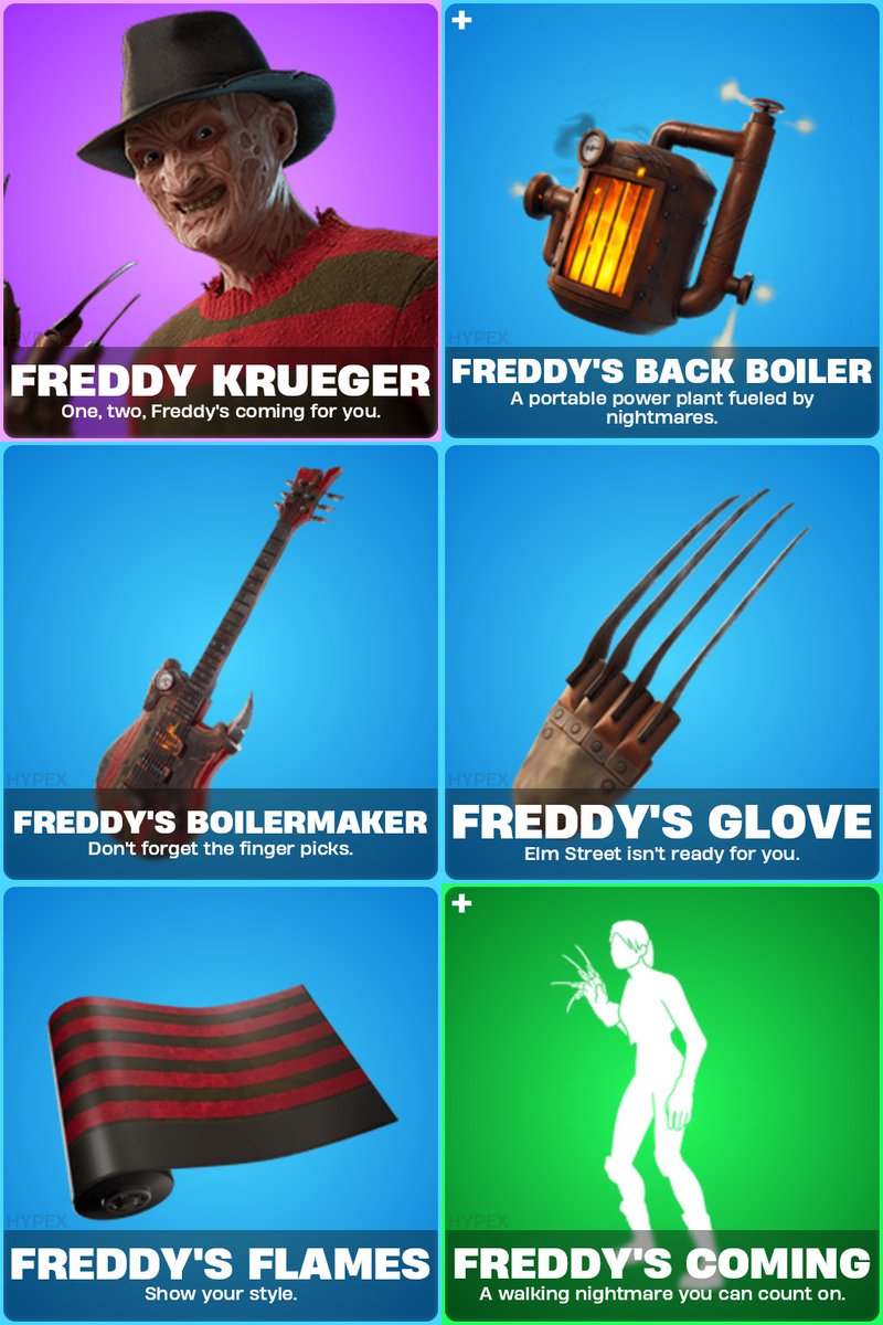 HYPEX's tweet photo. FULL FREDDY KRUEGER BUNDLE TONIGHT https://t.co/FrT2I7YYRe
